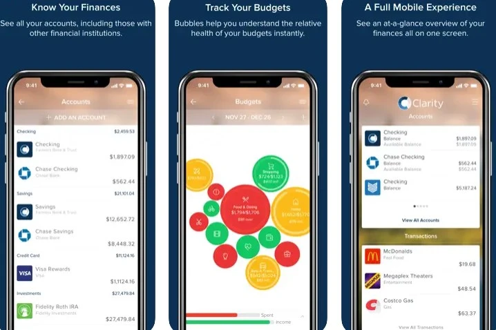 Clarity Money Free Best Budgeting Apps
