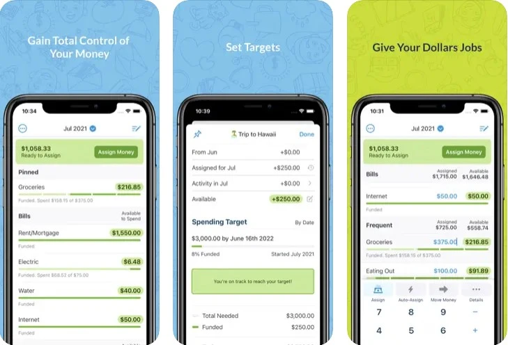 YNAB Paid Best Budgeting Apps